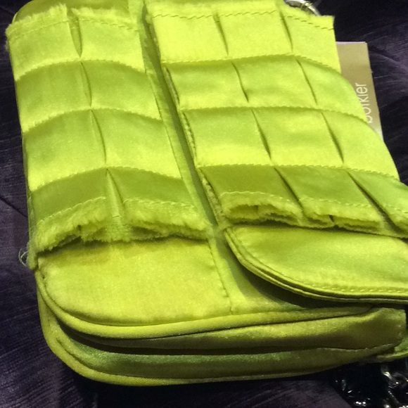 BOTKIER Lime Satin bag